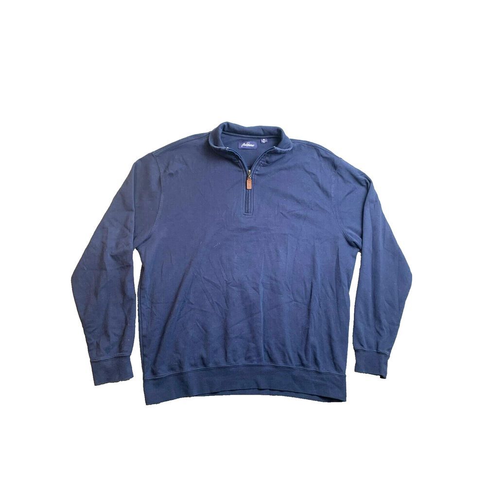 Jack Nicklaus Sweatshirt Adult Extra Large Navy Blue 1/4 Zip Golf Sportswear Men